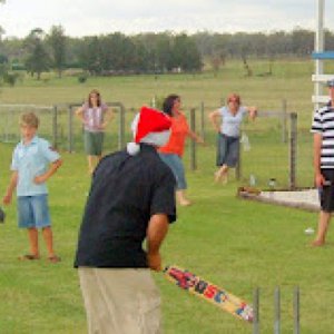 Christmas cricket match